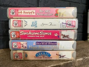 ExLibrary Vintage VHS Tapes, Richard Scarry's Be My Valentine 1995 HTF OOP Video - Picture 1 of 11