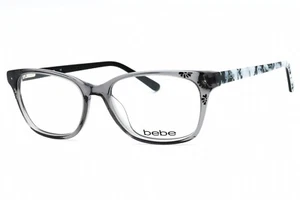 BEBE BB5163-001-55 Eyeglasses Size 55mm 17mm 0mm grey Women - Picture 1 of 5