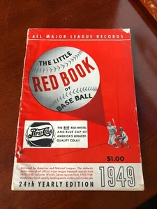 Vintage "The Little Red Book of Baseball" 1949 24th Edition - Picture 1 of 4