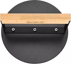 Burger Press, 6" round Heavy-Duty Cast Iron Smash Bacon Press Meat Steak Press - Picture 1 of 7