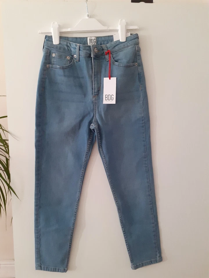 BDG Urban Outfitters Pine High Waist Skinny Jeans, Blue W27 L28