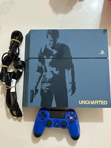 RARE Sony PlayStation4 PS4 Console Uncharted Limited Edition 1TB CUH1202B Tested - Picture 1 of 8