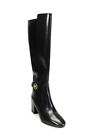 Michael Michael Kors Womens Knee High Carmen Boots Black Leather Size 6m