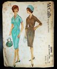 Uncut Vintage 1960'S Mccall's Sewing Pattern 5894 Front Wrap Dress Bust 36"