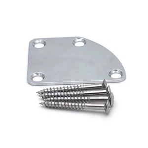 Electric Guitar Neck Plate Cutaway Neck Joint Plate for Strat Tele Bass Repair f - Picture 1 of 17