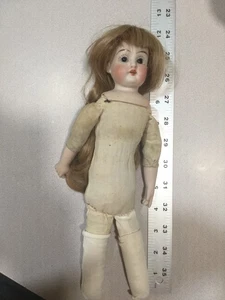 antique bisque old porcelain head doll germany - Picture 1 of 4