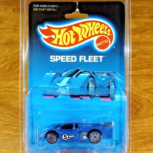 Vintage Hot Wheels Speed Fleet GT Racer Metalflake Blue Ultra Hots Malaysia 1988 - Picture 1 of 3