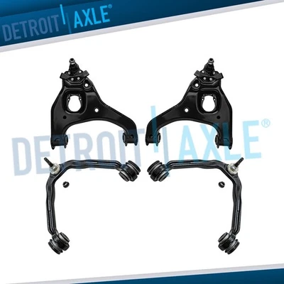 RWD Front Upper Lower Control Arms Kit for 1999-2006 GMC Sierra Silverado 1500 - Image 1 of 4