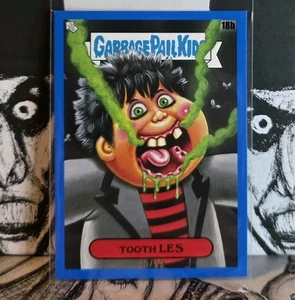 Garbage Pail Kids Battle of the Bands Green Day Tooth Les Blue Border #/99 - Picture 1 of 3