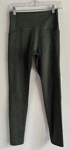 Leggings Tek Gear para mujer equipo de entrenamiento bolsillo lateral cintura alta verde - Imagen 1 de 10