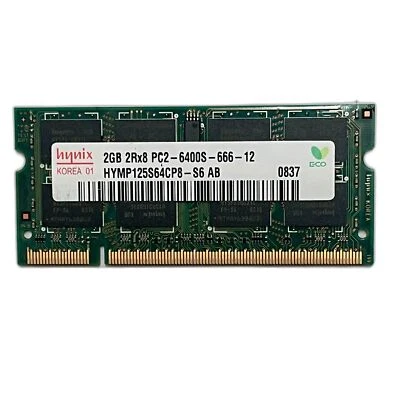HYNIX 2GB 2Rx8 PC2-6400S-666-12 800MHz MEMORY CARD - Image 1 of 2