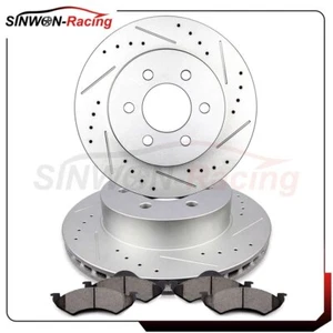 Kit de rotores de freno delanteros y pastillas de cerámica para Dodge Durango Dodge Dakota 2000-2002 - Imagen 1 de 9