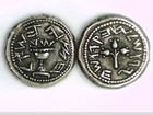 Bar Kokhba Jewish War Half Shekel Repro coin silver plate Homer cup Pomegranate