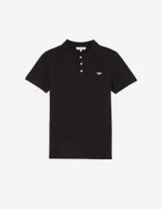 Maison Kitsune Boys Black Polo Shirt, Size 5/6 - Picture 1 of 7