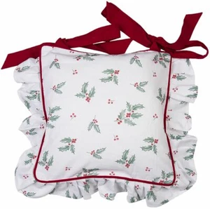 Funda de cojín Clayre & Eef HCH25 blanco, rojo 40x40 cm - Imagen 1 de 1