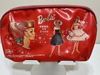 Vintage 1964 Barbie Red “Perk Up” Case - Zips Well - EXTREMELY RARE COLOR!