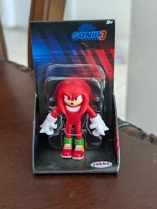 Sonic The Hedgehog 3 Movie KNUCKLES 2.5" Action Figure Jakks Pacific 2024 NEW - Picture 1 of 4