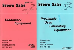 Catálogos de equipos de laboratorio Severn Sales 1995 y 1996 - Imagen 1 de 1
