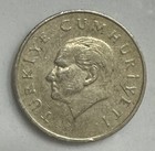 1996 Turkey 25 Lira World Coin