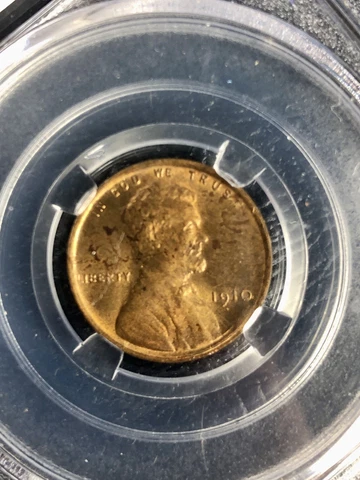 1910 RD Red MS Lincoln Wheat Cent We Combine Shipping Cover