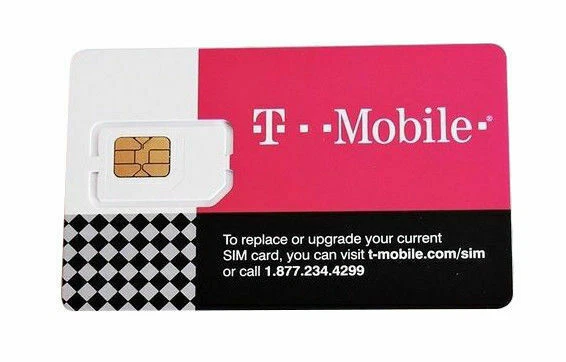 T-Mobile 4G LTE 3 in 1 Triple Cut Sim Card