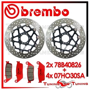 Dischi Freno Anteriore BREMBO+Pastiglie SINTER SA PER HONDA HORNET 600 2005 2006 - Imagen 1 de 1