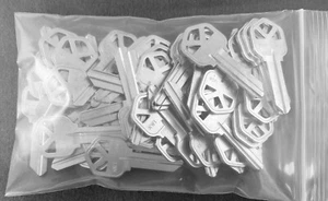 Lots of 10/50 KW1 S1176 1176 5KW1 Type Key Blanks for Kwikset Free Shipping - Picture 1 of 12