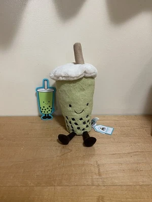 Brandneu mit Etikett Jellycat Fenwicks Kamelie Matcha Bubble Tea exklusiv, Plüschtier Stofftier  - Bild 1 von 4