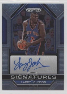 2022-23 Panini Prizm Signatures Larry Johnson #SIG-LJO automático Foto 1 de 2
