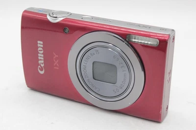 Canon IXY 160 Red Compact Digital Camera Optical 8x Zoom English Language Used - Image 1 of 3