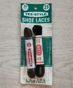 Tex-Style 24-inch Dress Laces Vintage NOS Made in Canada - Bild 1 von 3