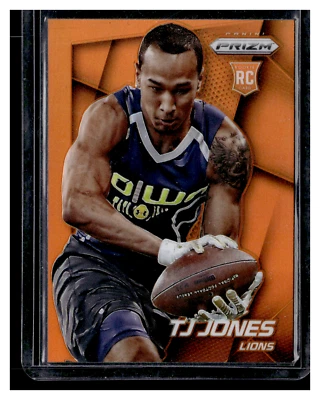 2014 Panini Prizm #213 TJ Jones Orange Prizm - Image 1 of 2