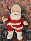 Vintage 16" The Rushton Co Santa Claus Plush Rubber Faced Christmas Toy Doll