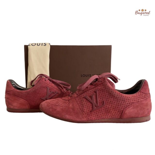 Louis Vuitton 100 % Original Trainer Mujer Zapatillas Bajas Rosa Parejas  Zapatos Casuales