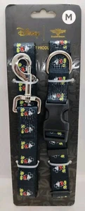 Buckle Down Disney Mickey Mouse Dog Collar & Leash Set - Size Medium - Picture 1 of 2