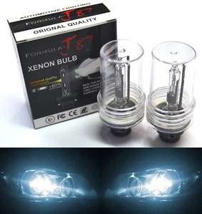 Xenon HID D2R Two Bulbs Headlight 6000K White Replacement Low Beam Upgrade Stock - Picture 1 of 12