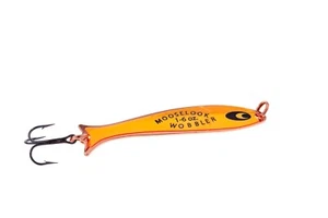 Señuelo de pesca Mooselook Wobbler Junior - gelatina de llama de cobre/espalda de cobre - 16057 - Imagen 1 de 5