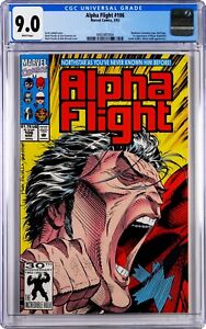 Alpha Flight #106 CGC 9.0 (Mar 1992, Marvel) Scott Lobdell, Northstar Revelation