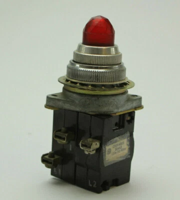 Luz piloto de alta resistencia ámbar General Electric CR2940UX usada Foto 1 de 4