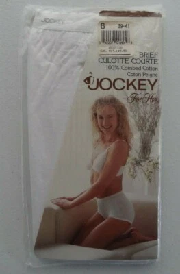 New Jockey For Her 6 M 39-41 Classic Brief Culotte Courte Combed 1500 VTG 1992 - Image 1 of 4