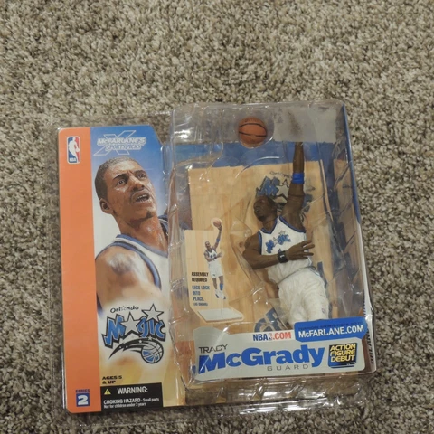 Mcfarlane Sports Picks Tracy McGrady NBA Action Figure Series 2 Variant NEW Cover