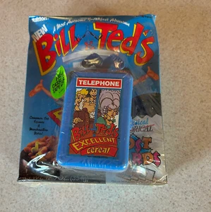 BILL AND TED'S Breakfast Cereal (1991 Ralston) -- Caja Sellada con Premium -- A - Imagen 1 de 7