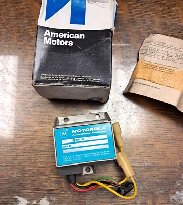 AMC AMX Rambler Motorola 1966-68 regulador de voltaje R2-1 3208345 nuevo de stock Foto 1 de 4