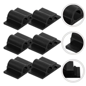 100 Pcs Clamp Line Card Office Cord Holders Cable Management Clips - Photo 1/9