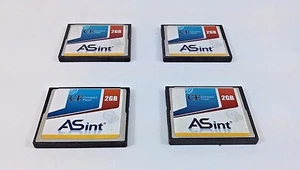 4 Pcs ASINT Compact Flash Memory Card 2GB Photo Camera Card Storage 2 GB CFCS - Picture 1 of 6