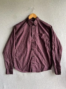 Cinch Kids XL Paisley Burgundy Purple Button Down Shirt Western - Picture 1 of 12