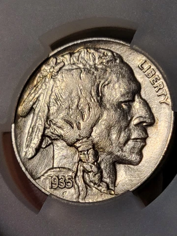 1935 Buffalo Nickel DDR  Double Die Reverse ERROR FS-801 *VERY CHOICE!*MUST SEE! Cover