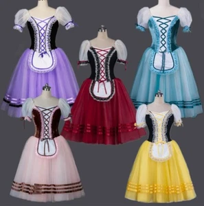 Stage Performance Costume Long Ballet Dancing Dance Ballerina Dress for Girls - Picture 1 of 22