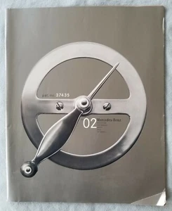 2002 Mercedes Benz Sales Brochure Acupuncture Chart Reference - Picture 1 of 6