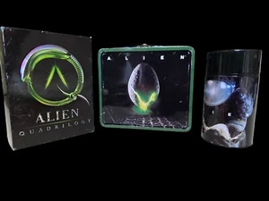 Alien Quadrilogy ( 2003, 9-Disc Set) + Alien Distressed Lunch Box W/ Thermos - Picture 1 of 6
